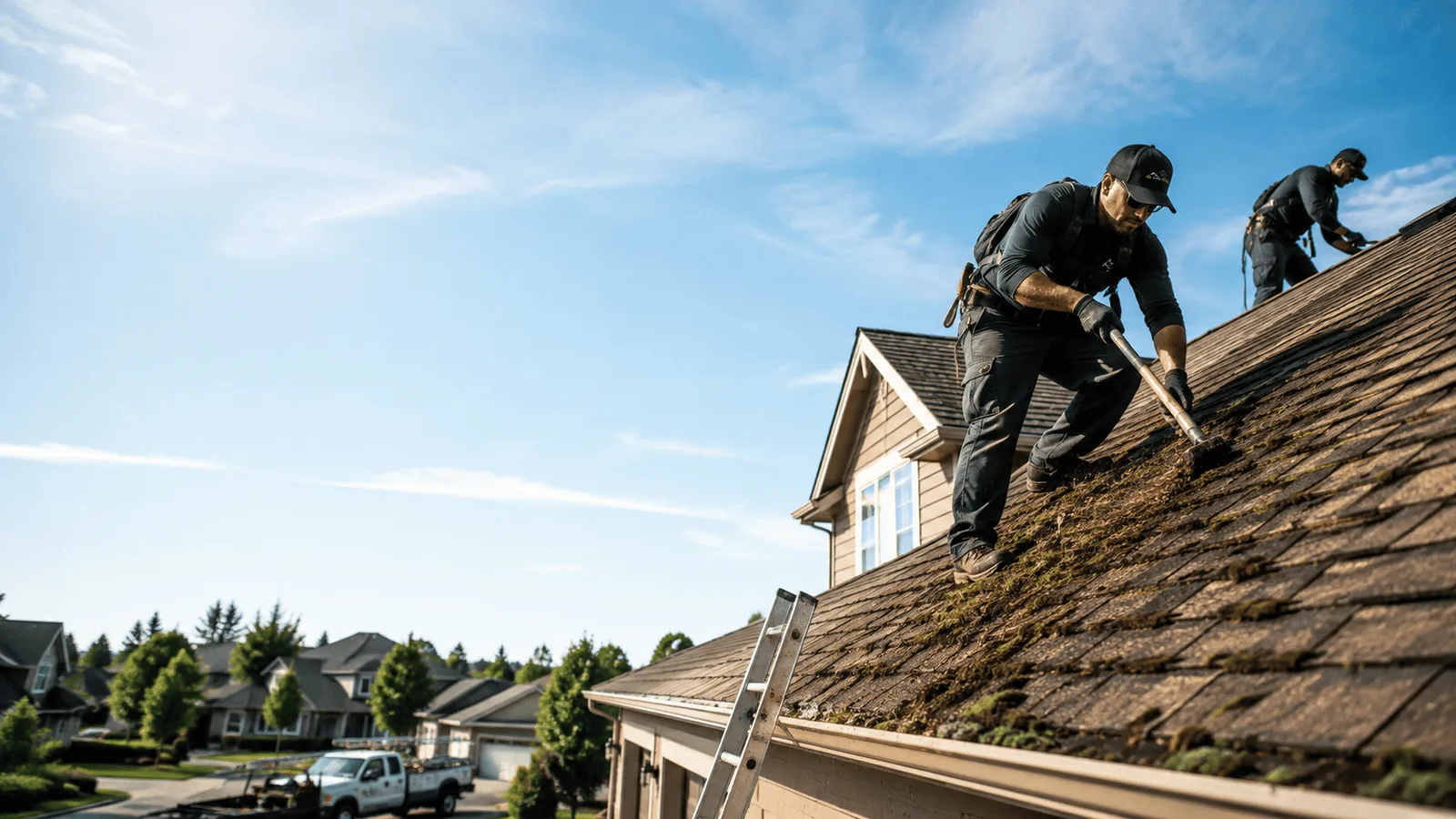 Roof Moss Removal in Silver Lake, WI near me